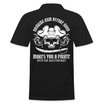 pirate - Polo Homme - noir - Dos - Kai (181cm)