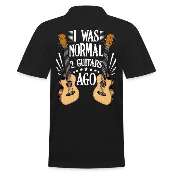 Guitare Funny Sayings Music Guitarist Gift - Polo Homme - noir - Dos - Kai (181cm)