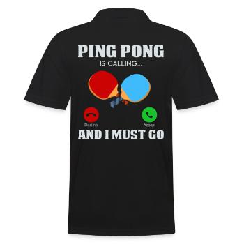 Ping-pong - Polo Homme - noir - Dos - Kai (181cm)