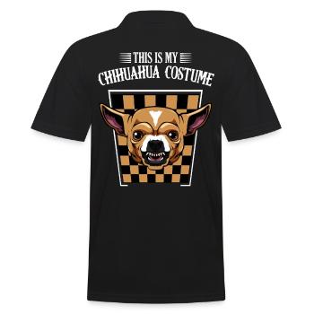 Chihuahua - Men's Polo Shirt - black - Back - Kai (181cm)