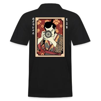 photographe - Polo Homme - noir - Dos - Kai (181cm)
