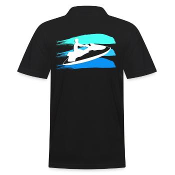 jetski - Polo Homme - noir - Dos - Kai (181cm)