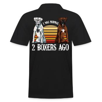 Boxer dog Funny sayings cadeau de propriétaire de chien - Polo Homme - noir - Dos - Kai (181cm)