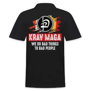 Krav Maga - Polo Homme - noir - Dos - Kai (181cm)