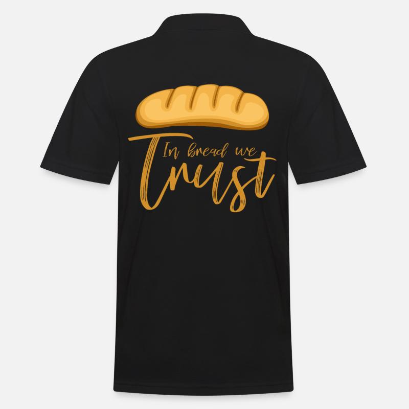 Bäcker - Männer Poloshirt - Schwarz