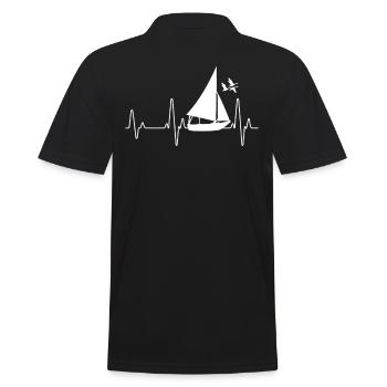 navigation à voile - Polo Homme - noir - Dos - Kai (181cm)
