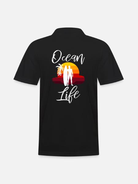 surfer - Men's Polo Shirt - black
