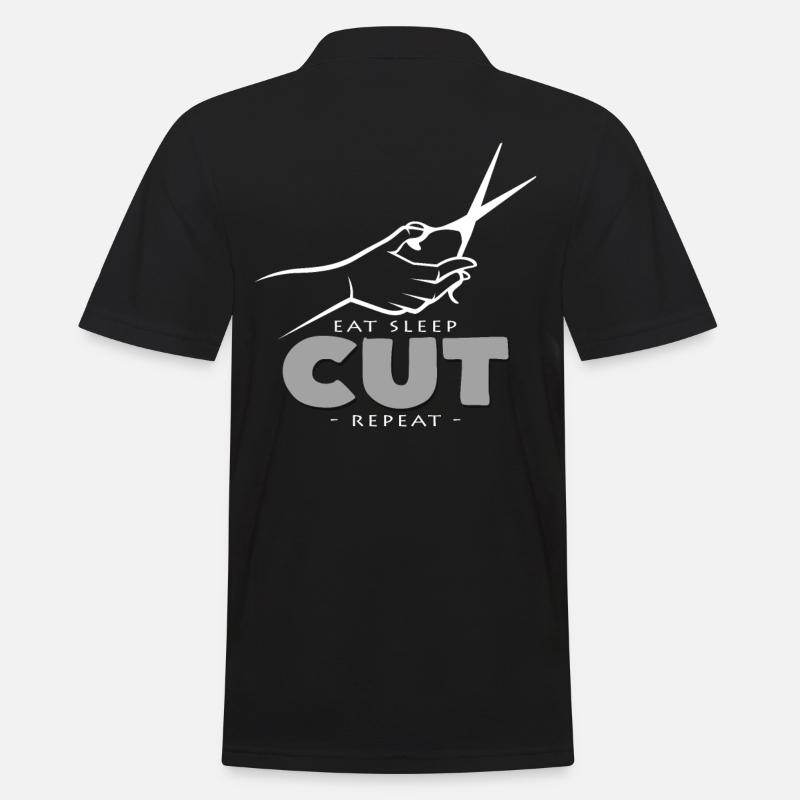 Barbier - Männer Poloshirt - Schwarz