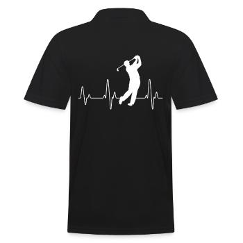 Golf - Mannen poloshirt - zwart - Achter - Kai (181cm)