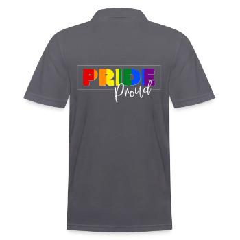 Gay Pride - Polo Homme - charbon - Dos - Nico (186cm)