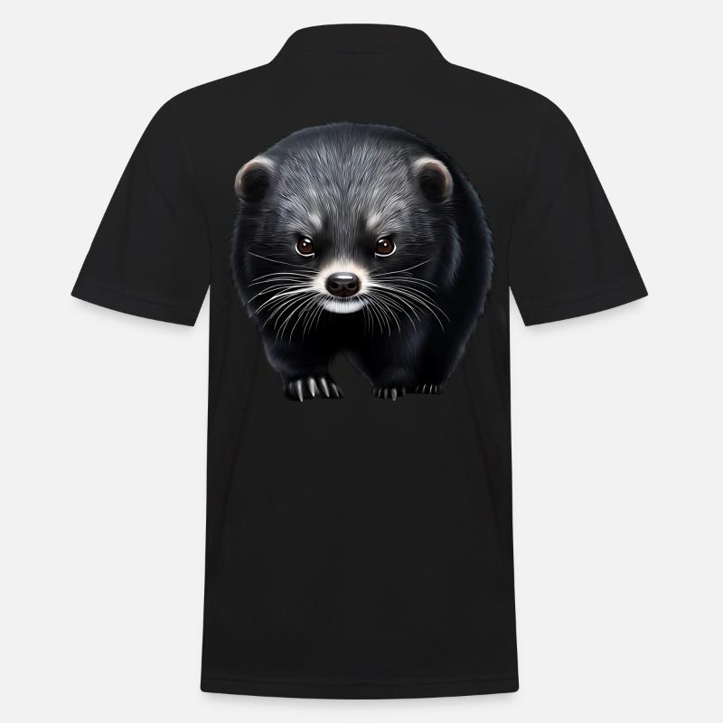 Binturong intrigant - Polo Homme - noir
