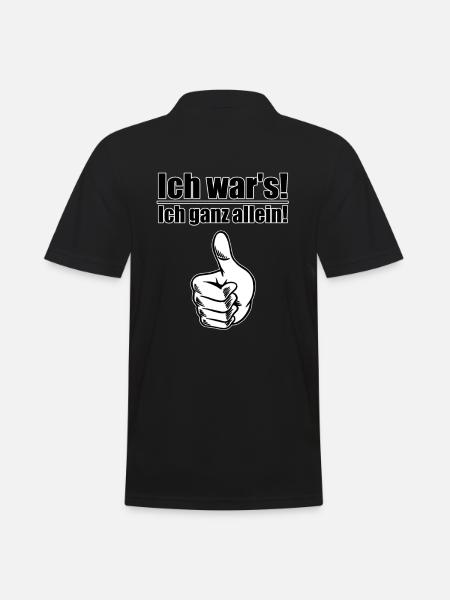 It was me! - Men's Polo Shirt - black