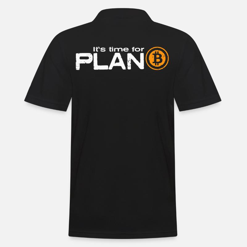 plan B - Men's Polo Shirt - black