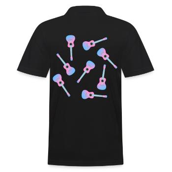 Ukulélé rose - Polo Homme - noir - Dos - Kai (181cm)