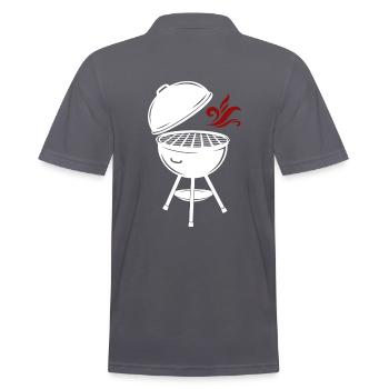 Barbecue Barbecue d’été BARBECUE Barbecue Grill saison - Polo Homme - charbon - Dos - Nico (186cm)