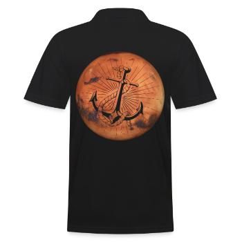 Crazy Mars - Ancre - Polo Homme - noir - Dos - Kai (181cm)