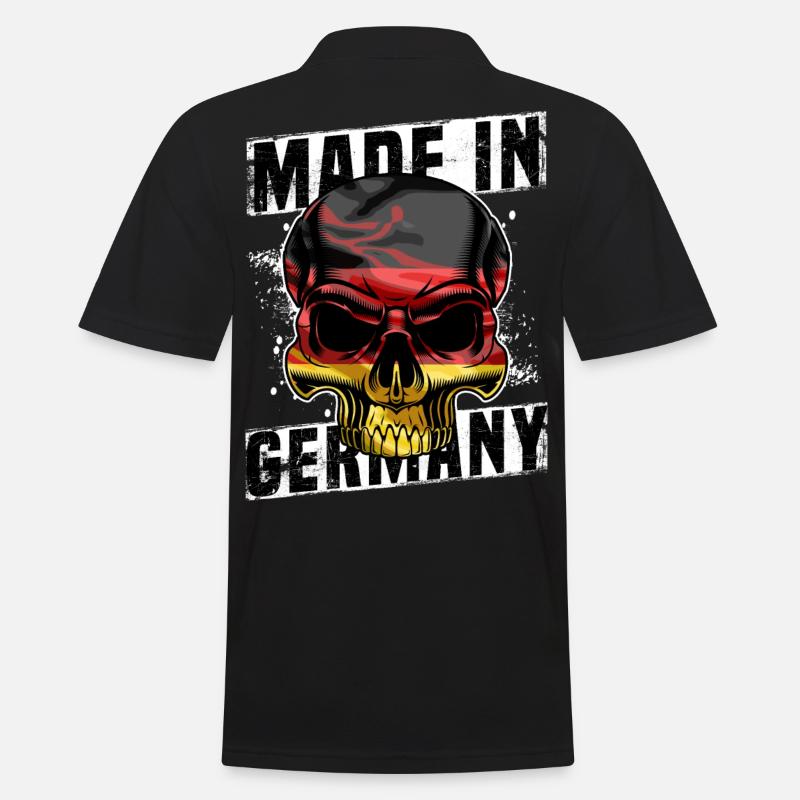 made in germany - Männer Poloshirt - Schwarz