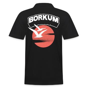 Borkum Seagull Sun Island Chemise - Polo Homme - noir - Dos - Kai (181cm)
