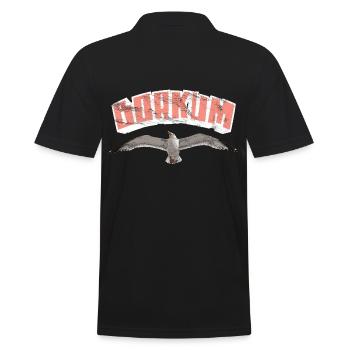Borkum Seagull Vintage Look d’occasion - Polo Homme - noir - Dos - Kai (181cm)