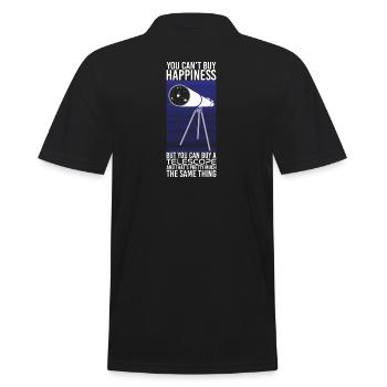 Astronomie - Vous ne pouvez pas acheter le bonheur - Polo Homme - noir - Dos - Kai (181cm)