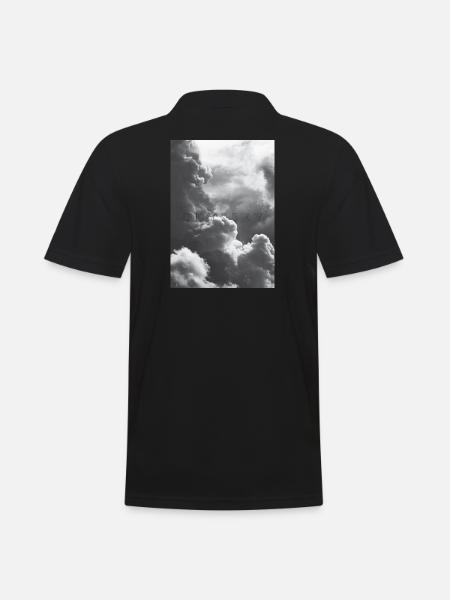 Odyssey in the Clouds - Männer Poloshirt - Schwarz