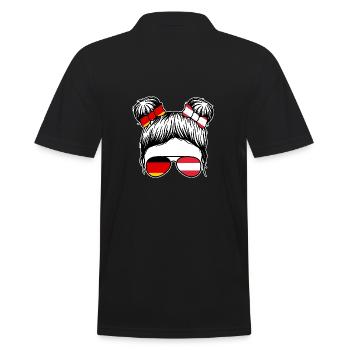 Austrians Germany Austria - Men's Polo Shirt - black - Back - Kai (181cm)