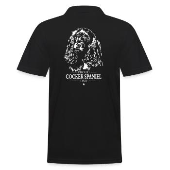 Cocker Spaniel Papa Chien Chien Wilsigns - Polo Homme - noir - Dos - Kai (181cm)