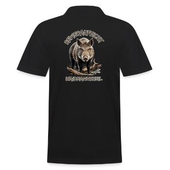 Jäger-Waidmannsheil Revieraufsicht-Wildschwein - Polo Homme - noir - Dos - Kai (181cm)