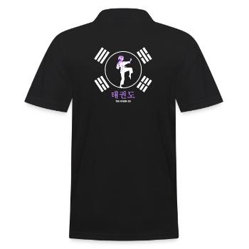 Allkampf Taekwondo-Girl Tae-Kwon-Do TKD-Girl - Polo Homme - noir - Dos - Kai (181cm)