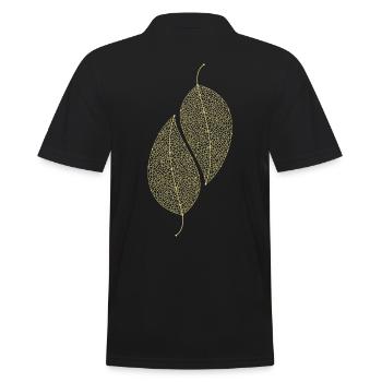Feuilles décoratives - Polo Homme - noir - Dos - Kai (181cm)