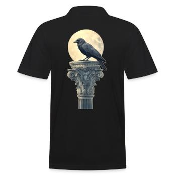 Corbeau - Polo Homme - noir - Dos - Kai (181cm)