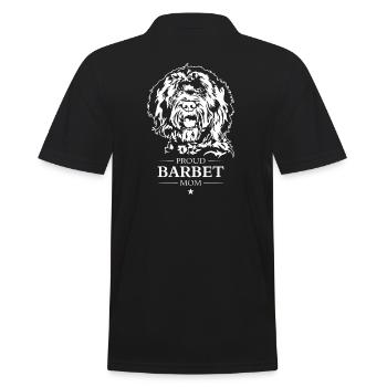 Barbet Maman Chien Chien Wilsigns - Polo Homme - noir - Dos - Kai (181cm)