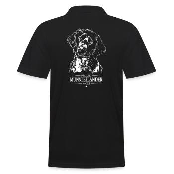Munsterlander Mom Hunde Münsterländer Wilsigns - Männer Poloshirt - Schwarz - Hinten - Kai (181cm)