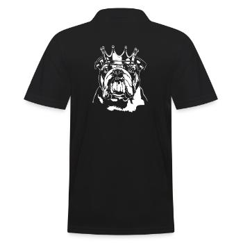 ANGLAIS BOULEDOGUE chien chien wilsigns - Polo Homme - noir - Dos - Kai (181cm)