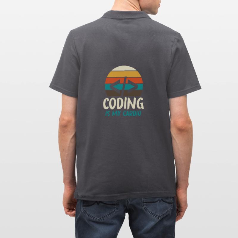 Programmer Geek Computer Programming Coder L Men's Polo Shirt