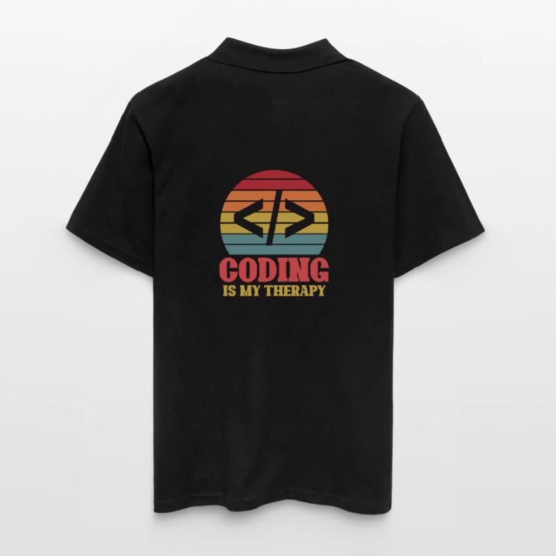Programmer Geek Computer Programming Coder L Men's Polo Shirt