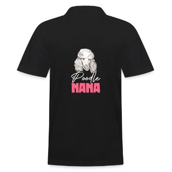 Caniche Nana Chiot Chiot Animal de compagnie Amoureux des chiens Chiens - Polo Homme - noir - Dos - Kai (181cm)