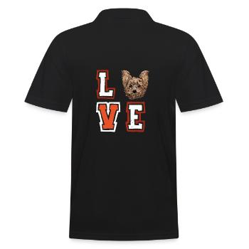 Chihuahua Tier Welpe Welpe Haustier Hundeliebhaber - Männer Poloshirt - Schwarz - Hinten - Kai (181cm)