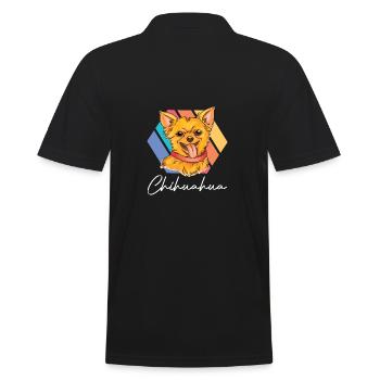 Rottweiler Tier Welpe Haustier Hundeliebhaber Hund - Männer Poloshirt - Schwarz - Hinten - Kai (181cm)