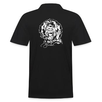 BARBET Chiens Portrait Chien Wilsigns - Polo Homme - noir - Dos - Kai (181cm)