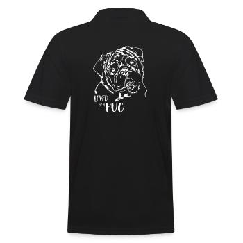 Aimé par un chien carlin Chien carlin Chien de carlin disant Wilsigns - Polo Homme - noir - Dos - Kai (181cm)