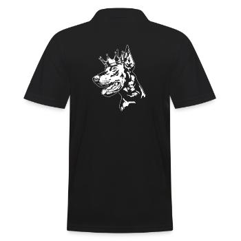 Doberman Crown Dog Dogs Wilsigns - Polo Homme - noir - Dos - Kai (181cm)