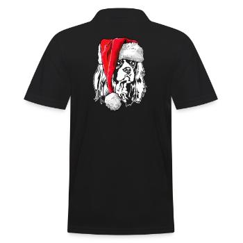 Cavalier King Charles Spaniel Christmas Wilsigns - Polo Homme - noir - Dos - Kai (181cm)
