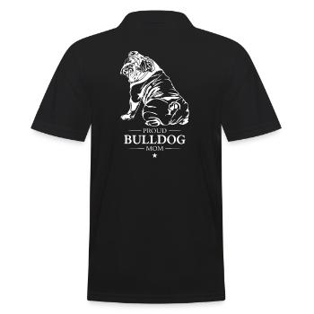 Maman bouledogue anglais bouledogue chiens Wilsigns - Polo Homme - noir - Dos - Kai (181cm)