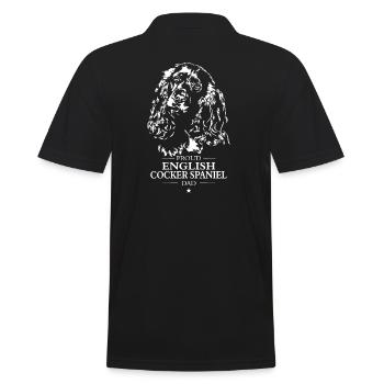 Cocker Anglais Épagneul Papa Chien Chien Wilsigns - Polo Homme - noir - Dos - Kai (181cm)