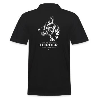Berger Papa Chien Chien Wilsigns - Polo Homme - noir - Dos - Kai (181cm)
