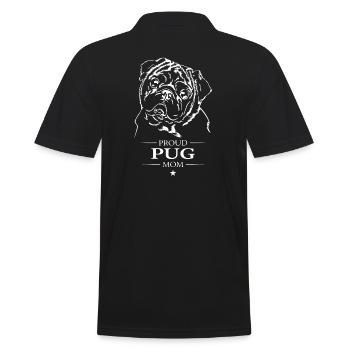 Carlin Maman Chien Carlin Carlin Wilsigns - Polo Homme - noir - Dos - Kai (181cm)