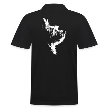 Westie Silhouette Silhouette Chiens Wilsigns - Polo Homme - noir - Dos - Kai (181cm)