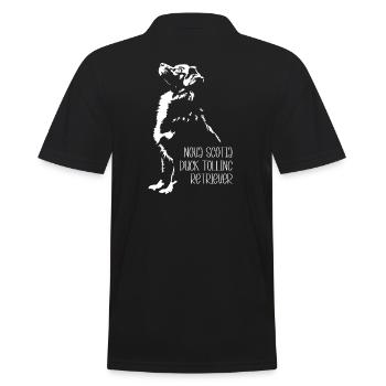 Nouvelle-Écosse Duck Tolling Retriever Silhouette Chien - Polo Homme - noir - Dos - Kai (181cm)