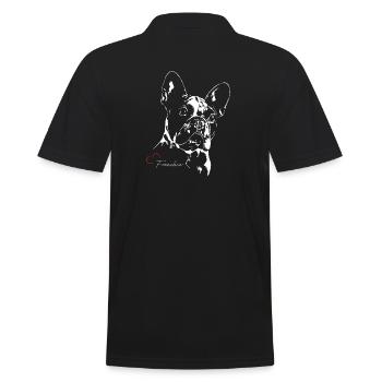 coeur FRENCHIE PORTRAIT - Polo Homme - noir - Dos - Kai (181cm)